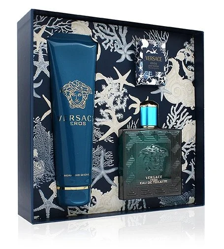 Eros geschenkset 100 ml + douchegel 150 ml + eau de toilette voor heren
