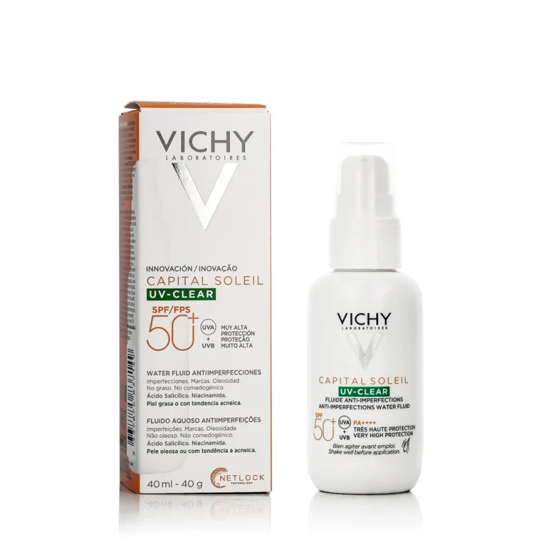 Capital Soleil UV-CLEAR Anti-Onzuiverheden Fluïde SPF 50+ 40 ml