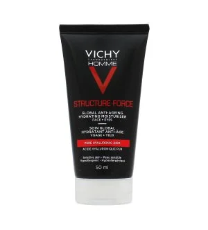 Vichy Homme Structure Force Anti-Aging Moisturizer verstevigende anti-rimpelcrème met hyaluronzuur voor mannen