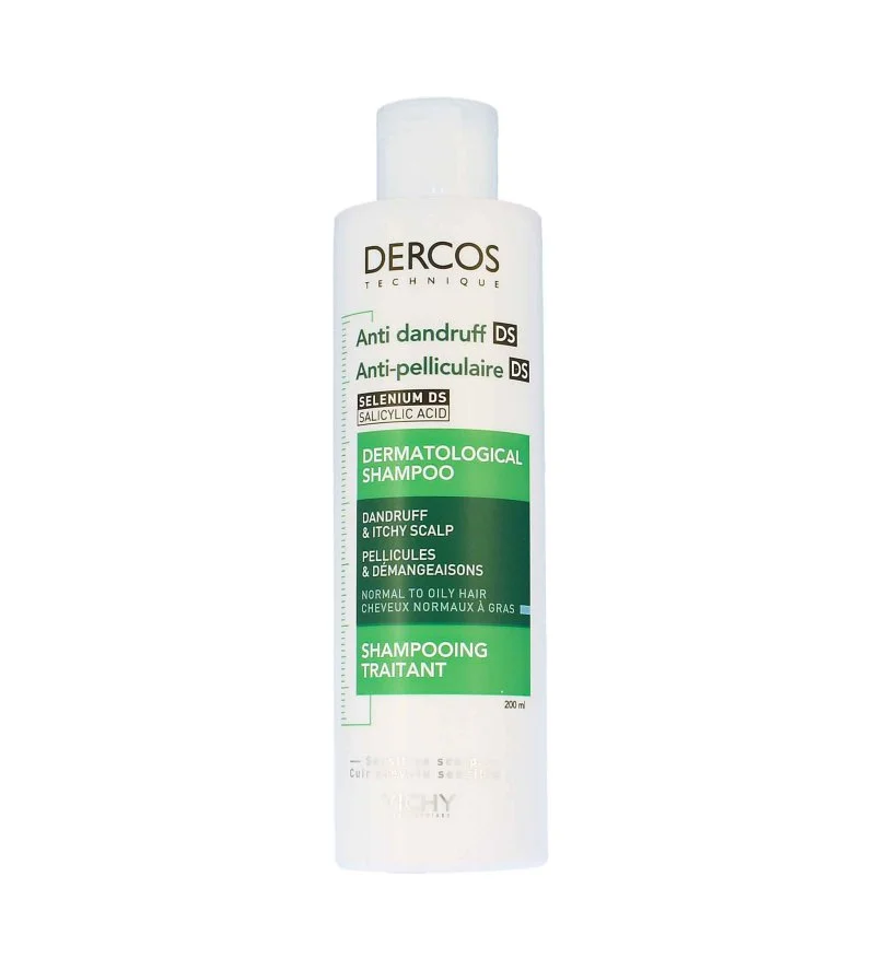 Dercos anti-roos shampoo voor normaal tot vet haar 200 ml