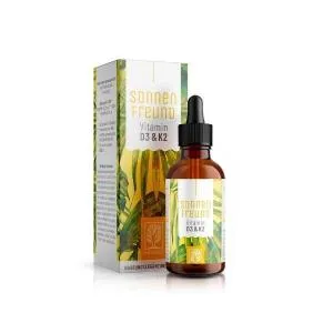 Naturtreu Vitamine D3 K2 MK7 veganistische druppels, 30 ml