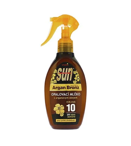 Sun Argan Bronz zonnemelk met arganolie SPF 10 200 ml