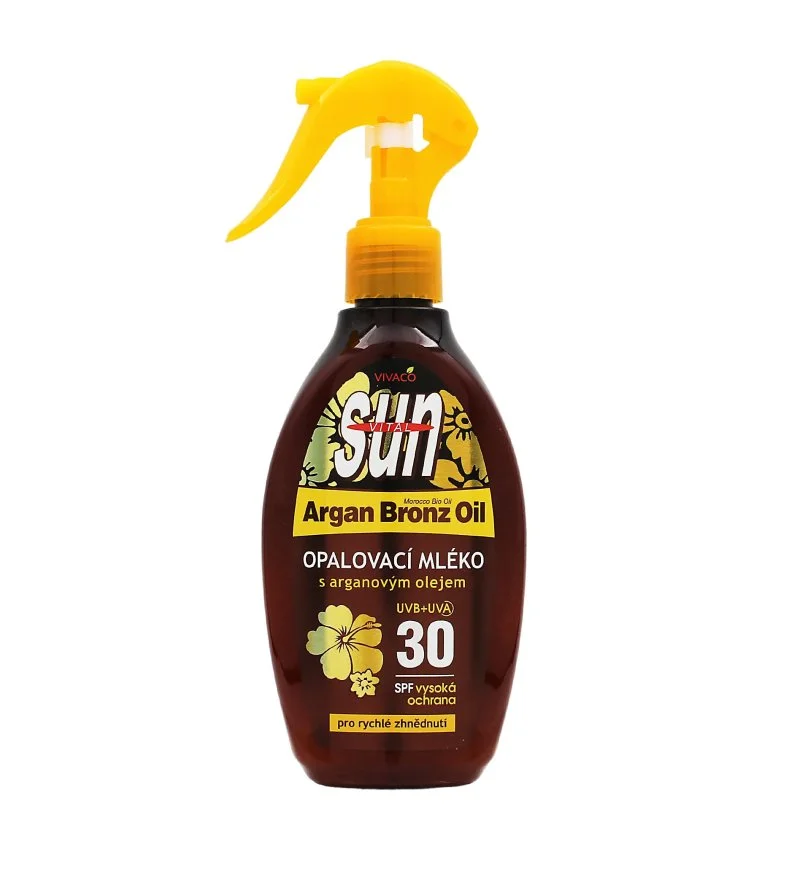 Sun Vital Argan Oil zonnemelk met biologische arganolie SPF 30 200 ml