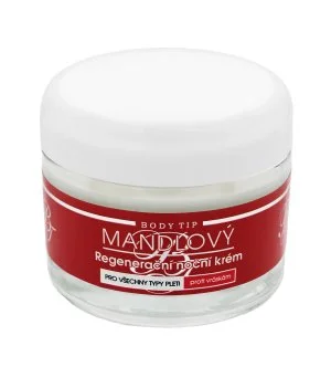 Vivaco Body Tip huidnachtcrème met amandelolie