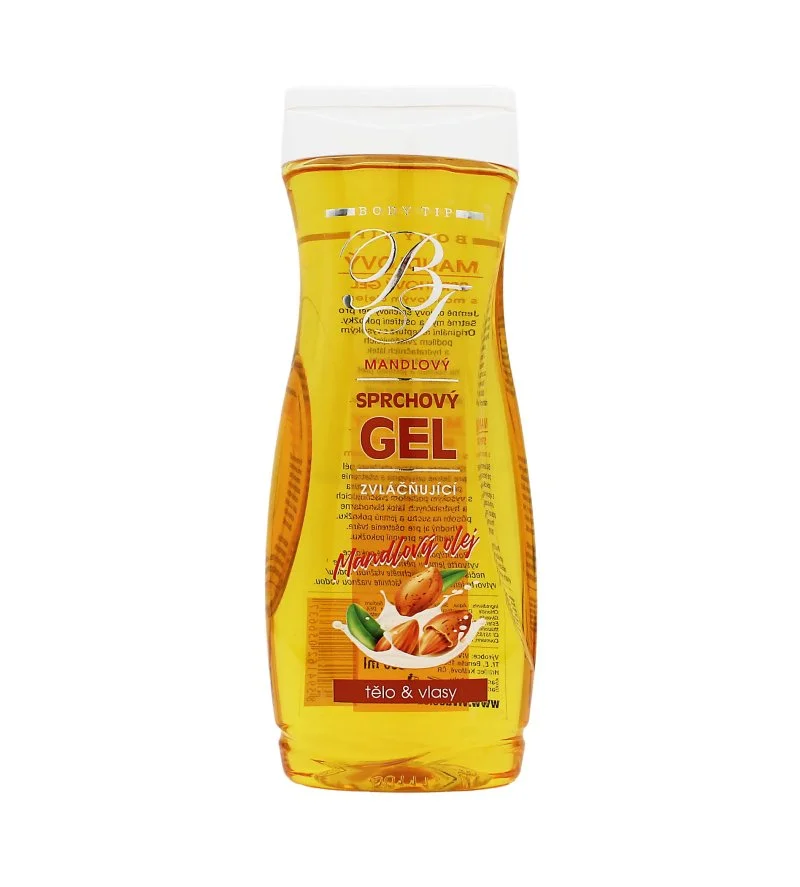 Body Tip verzachtende douchegel met amandelolie 300 ml