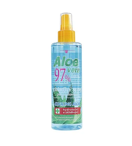 Aloë Vera 97% verkoelende spray voor na het zonnen 200 ml