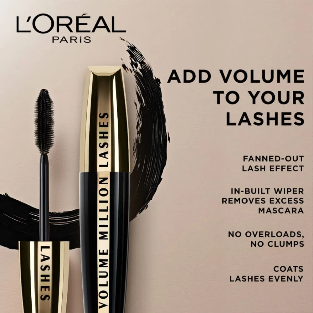 Volume Million Lashes Mascara Extra Zwart 9 ml
