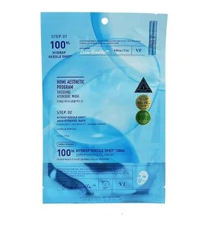 VT Cosmetics Hydrop Reedle Shot 100hL 2-Step Mask tweefasig hydraterend masker met microneedling-serum 33 g + 1,5 g