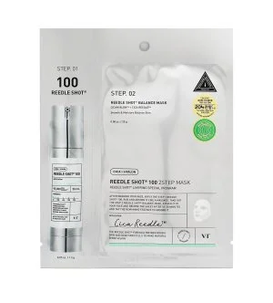 VT Cosmetics Reedle Shot 100 2 Step Mask verstevigend vliesmasker voor het gezicht 1,5+25 g