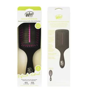 Wet Brush Refresh + Extend Paddle Detangler haarborstel Zwart