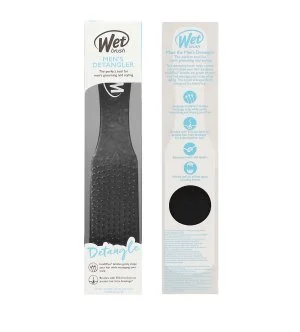 Wet Brush Ontwarborstel voor heren Zwart leer