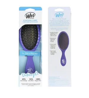 Wet Brush Custom Care Thin Hair Detangler haarborstel Paars