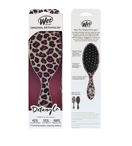 Original Detangler Safari haarborstel Pink Leopard