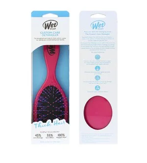 Wet Brush Custom Care Thick Hair Detangler haarborstel Pink