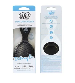 Wet Brush Mini Detangler haarborstel Black