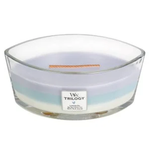 WoodWick Calming Retreat geurkaars met houten lont 453,6 g