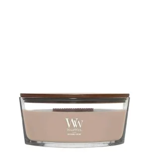 WoodWick Patchouli Crème geurkaars met houten lont 453,6 g