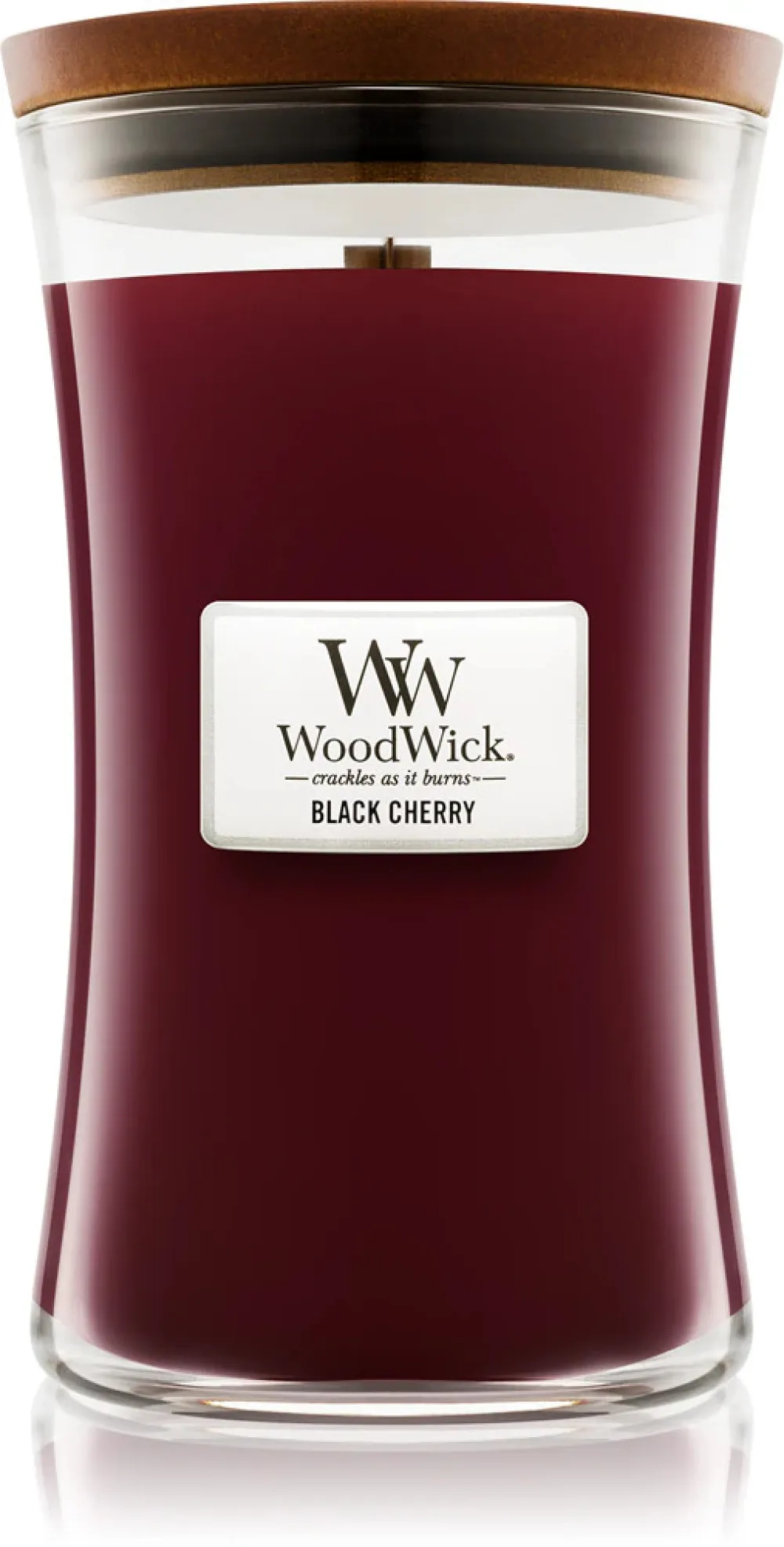 Black Cherry geurkaars met houten lont 275 g