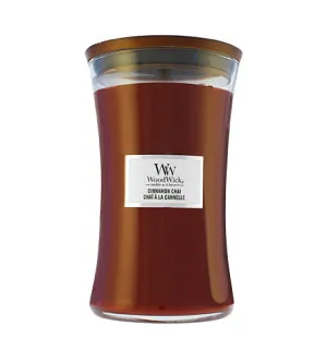 WoodWick Cinnamon Chai geurkaars met houten lont 609,5 g