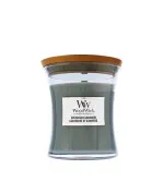 WoodWick Evergreen Cashmere geurkaars met houten lont 275 g
