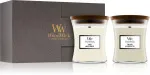 Fireside, Linen cadeau set WoodWick Fireside, Linen dárková sada