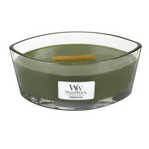WoodWick Frasier Fir geurkaars met houten lont 453,6 g