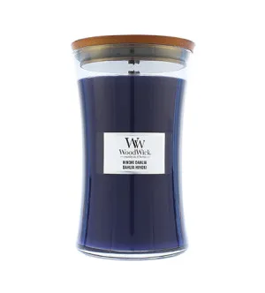 WoodWick Hinoki Dahlia geurkaars met houten lont 609 g