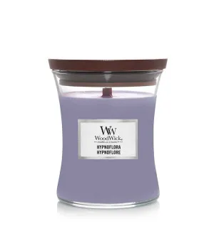 Woodwick Hypnoflora geurkaars met houten lont 275 g