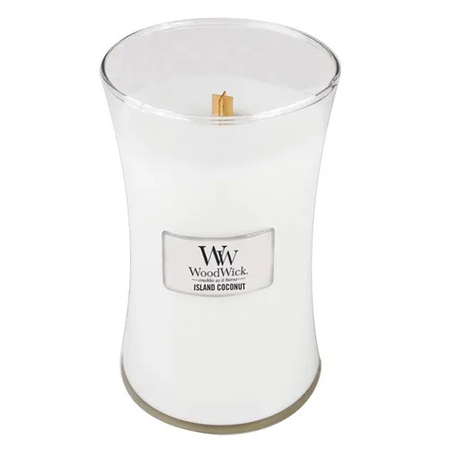 Island Coconut geurkaars met houten lont 609,5 g