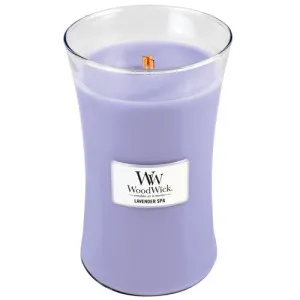 WoodWick Lavender Spa geurkaars met houten lont 609,5 g