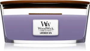 WoodWick Lavender Spa geurkaars met houten lont 453,6 g
