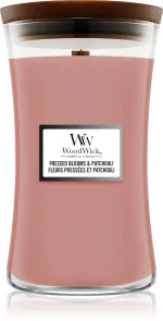 Pressed Blooms & Patchouli geurkaars met houten lont 609,5 g