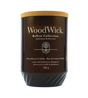 WoodWick ReNew Cherry Blossom & Vanilla kaars groot 368 g