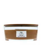WoodWick Santal Myrrh geurkaars met houten lont 453,6 g