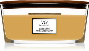 WoodWick Seaside Mimosa geurkaars met houten lont 453,6 g