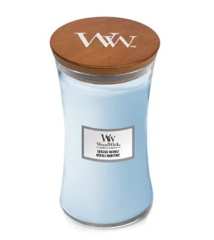 WoodWick Seaside Neroli geurkaars met houten lont 609,5 g