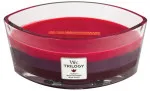 WoodWick Trilogy Sun Ripened Berries geurkaars met houten lont 453,6 g