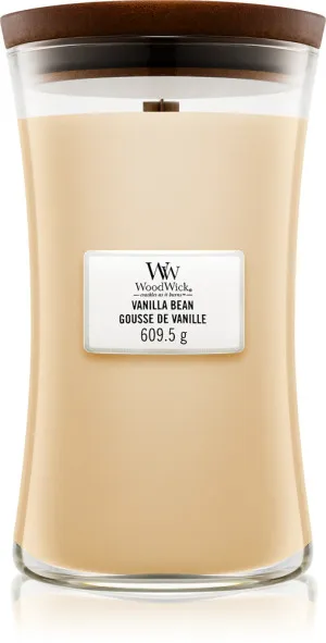 WoodWick Vanilla Bean geurkaars met houten lont 609,5 g