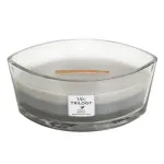 WoodWick Warm Woods geurkaars met houten lont 453,6 g