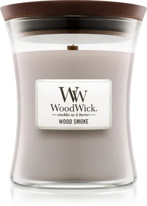 WoodWick Wood Smoke geurkaars met houten lont 275 g