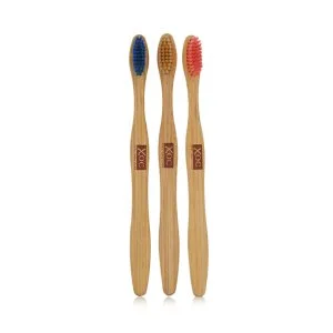 Xpel Oral Care bamboe tandenborstel zacht 3 stuks