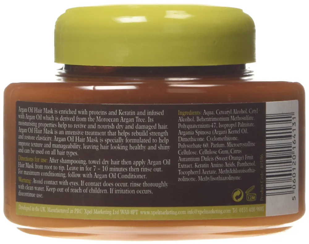 Argan Oil voedend haarmasker met arganolie 220 ml