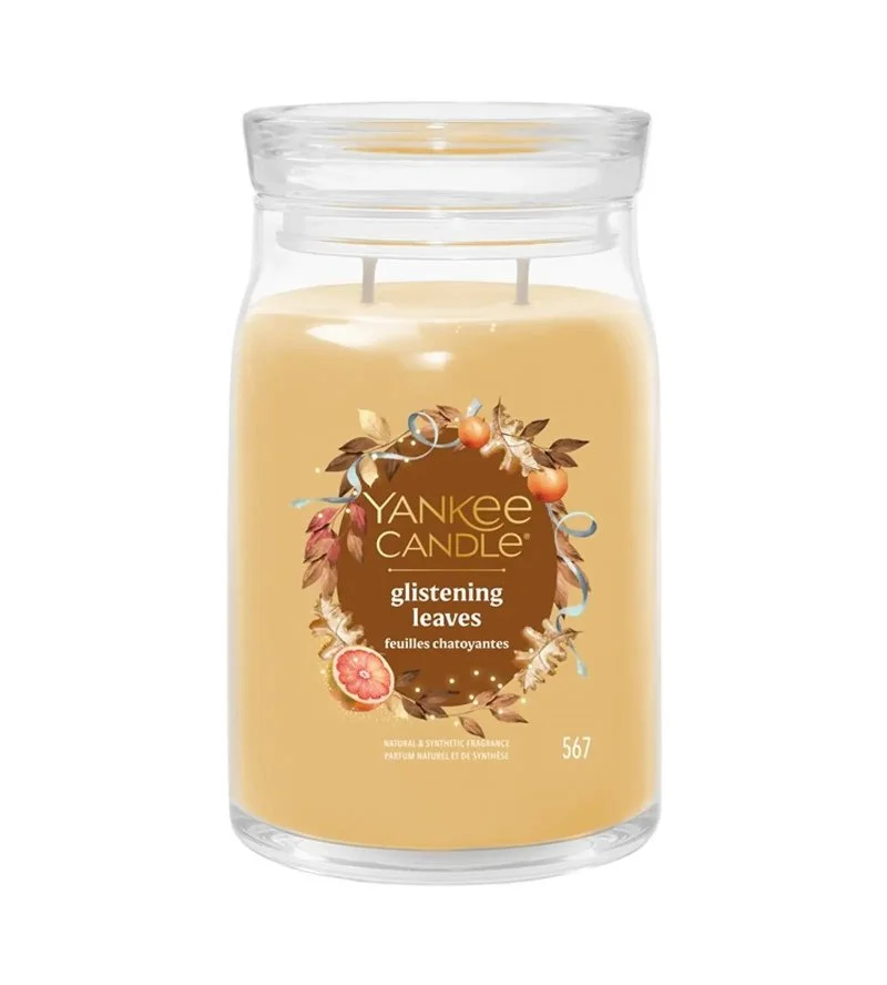 Glistening Leaves signature kaars groot 567 g