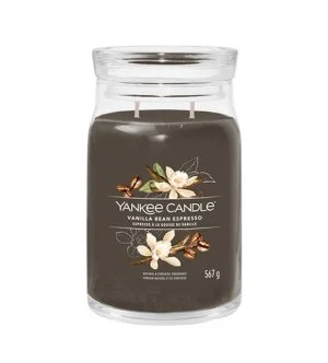 Yankee Candle Signature Vanilla Bean Espresso geurkaars 567 g
