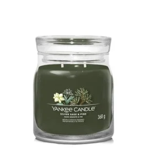 Yankee Candle Silver Sage & Pine signature kaars medium 368 g