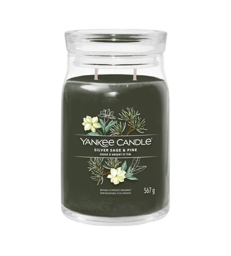 Silver Sage & Pine signature geurkaars groot 567 g
