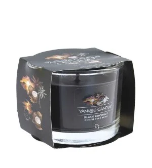Yankee Candle Black Coconut votiefkaars in glas 37 g