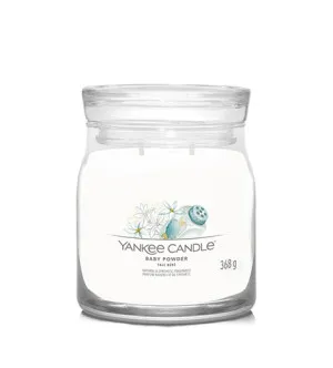 Yankee Candle Baby Powder signature kaars middelgroot 368 g