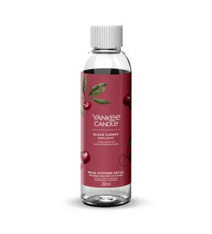 Yankee Candle Black Cherry signature navulling voor geurverspreider 200 ml