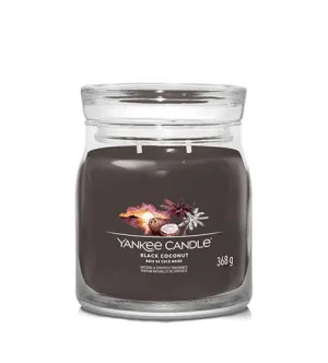 Yankee Candle Black Coconut signature kaars middelgroot 368 g